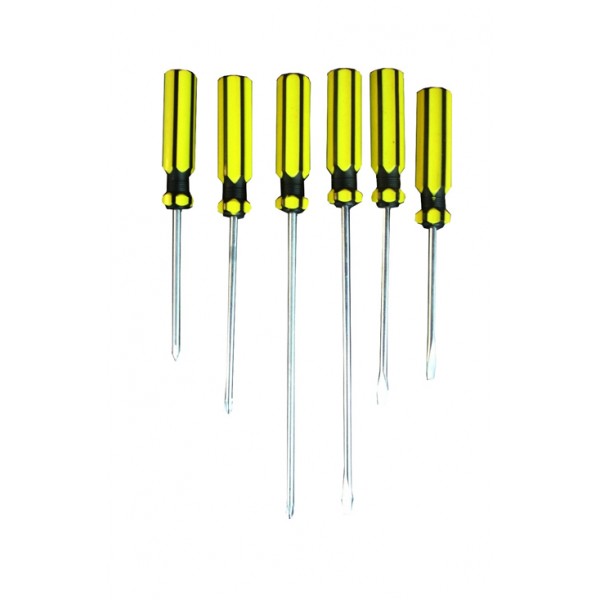 Destornillador Ama. Neg. Set 6 Pcs
