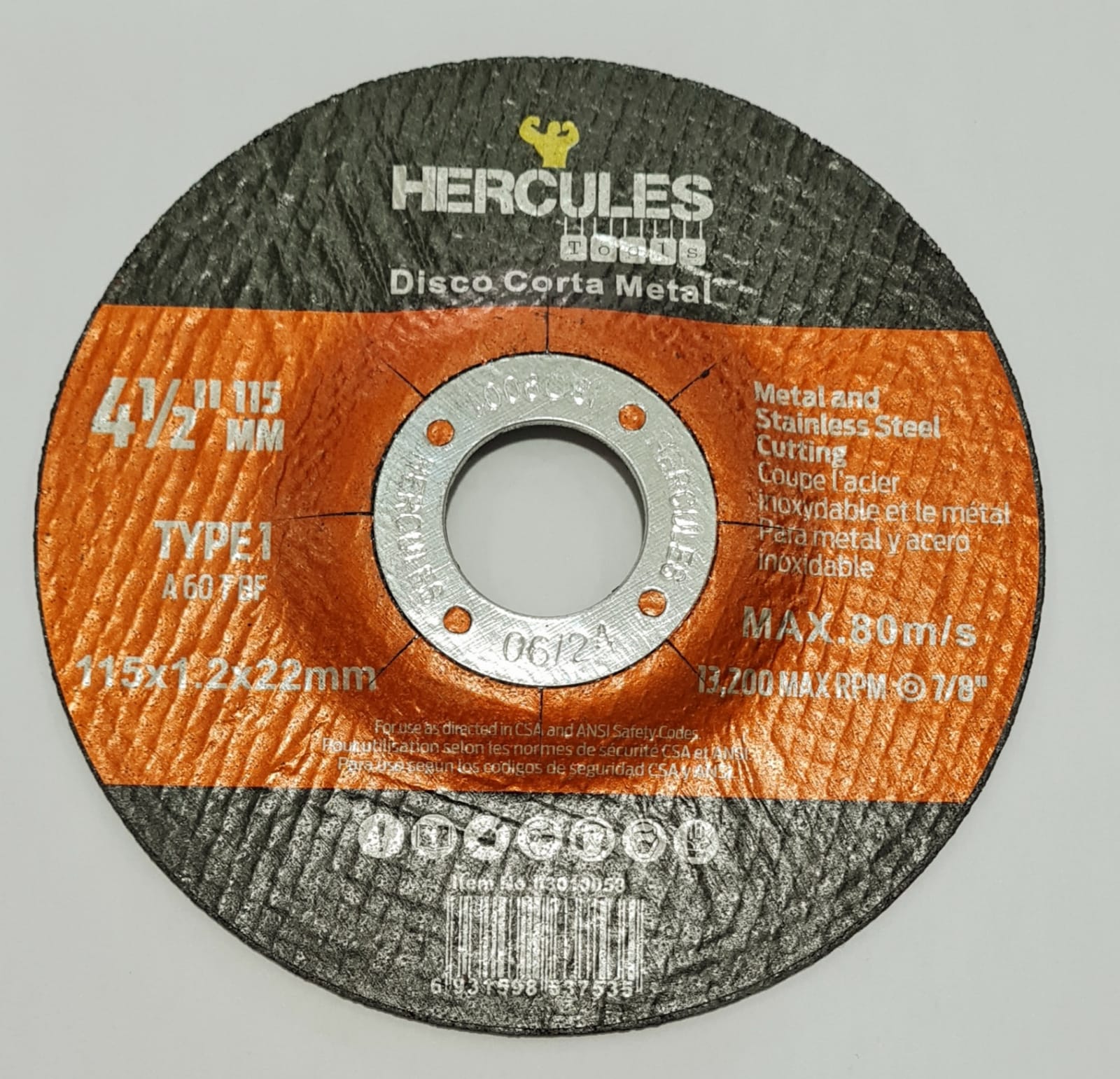 Disco para Cortar Metal 4 1/2 x 1/20