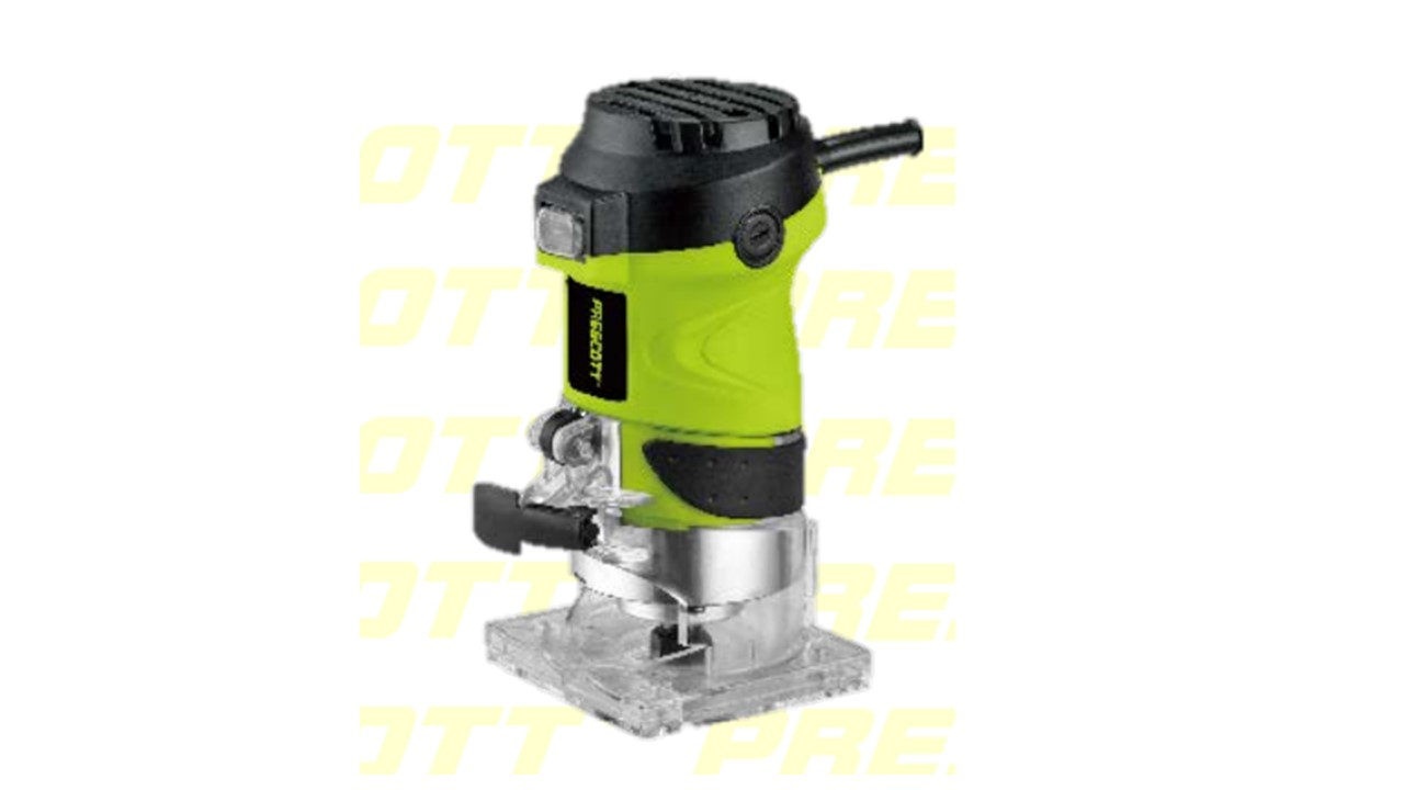 Fresadora Rebajadora de Base Fija 550W-6.35MM