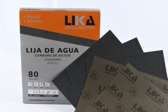 Lija para Metal No. 80 (50 pcs)