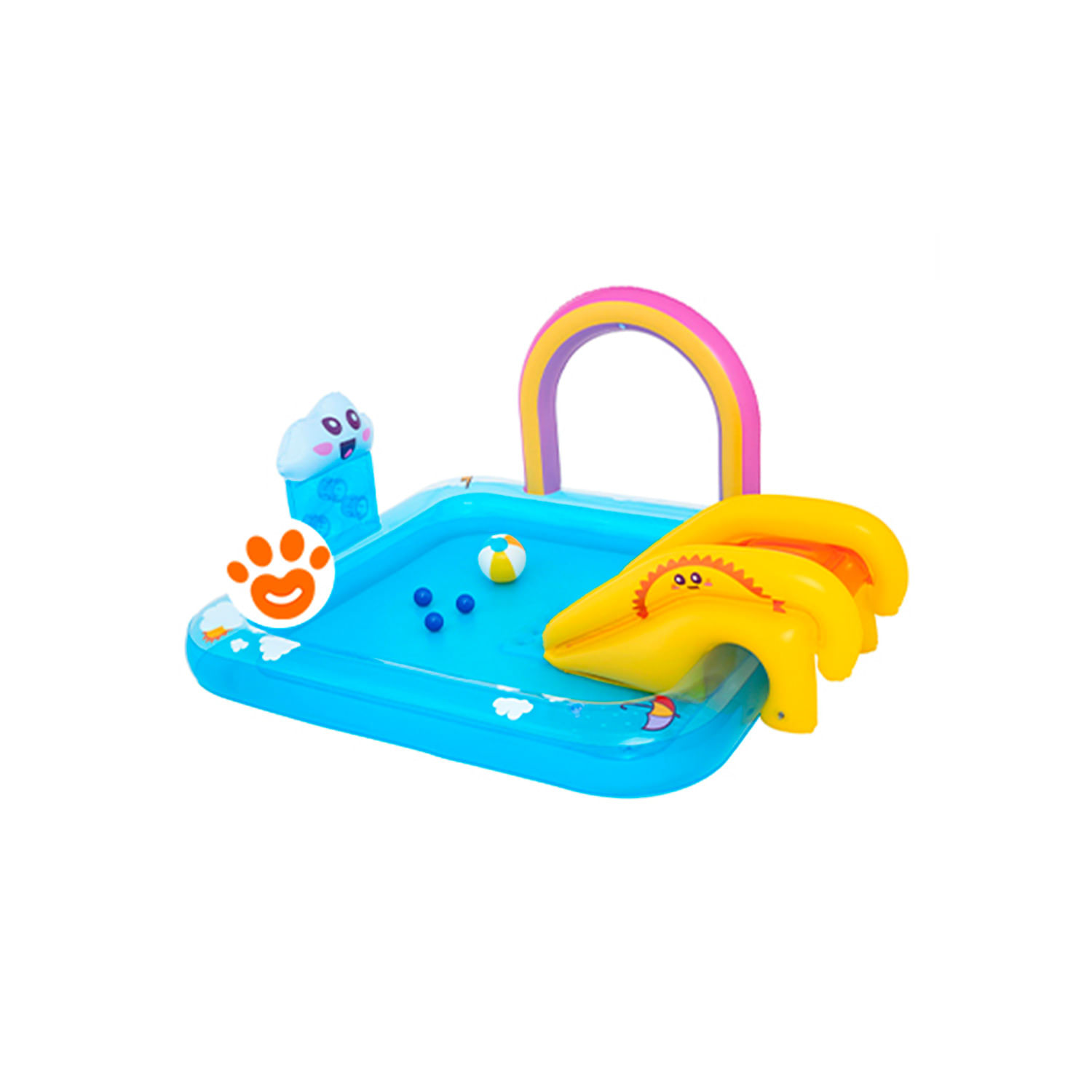 CENTRO DE JUEGO INFLABLE ARCOIRIS 1.88X1.50X0.89CM BESTWAY