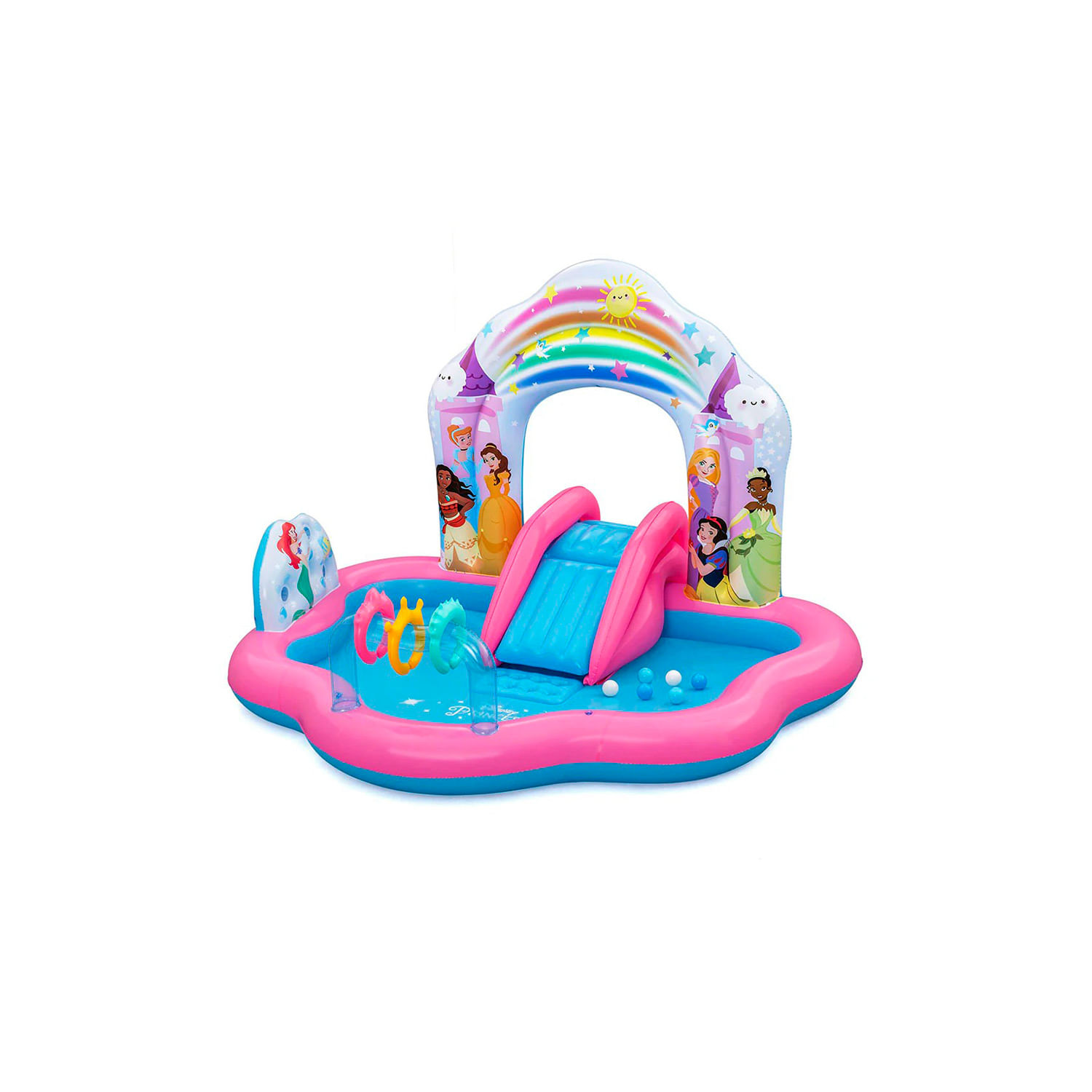 CENTRO DE JUEGO INFLABLE DISNEY PRINCESS 2+AÑOS 2.21X1.93X1.4M BESTWAY