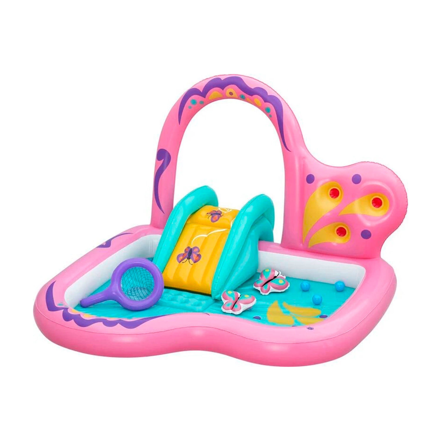 CENTRO DE JUEGO INFLABLE MARIPOSA 1.80X1.80X1.17M BESTWAY