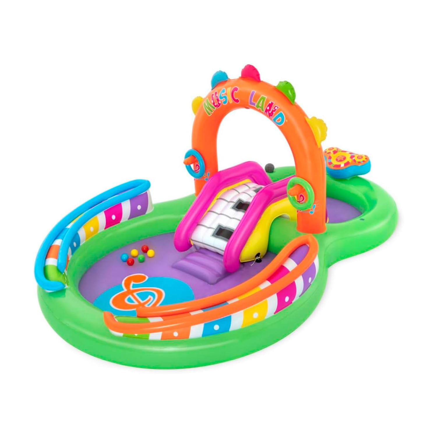 CENTRO DE JUEGO INFLABLE SING´N SPLASH 2.95X1.9X1.37M BESTWAY