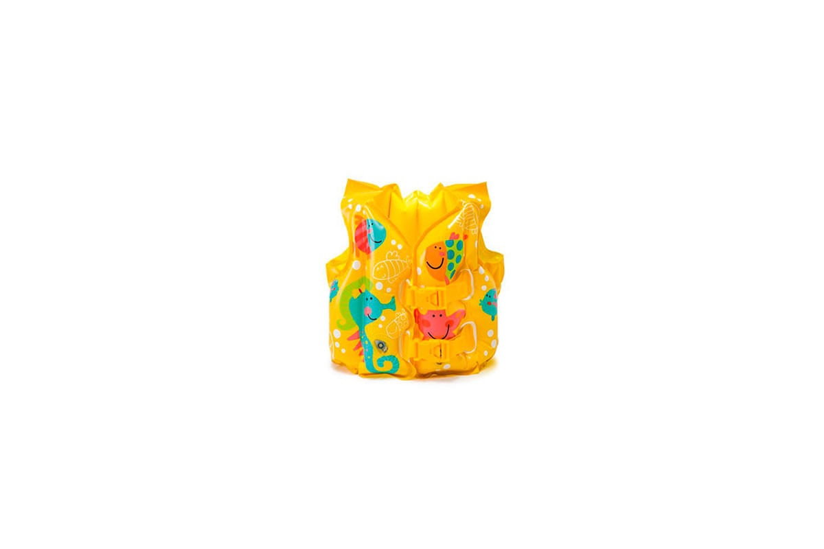 CHALECO FLOTADOR INFANTIL DISEÑO PECES 3-5 AÑOS INTEX