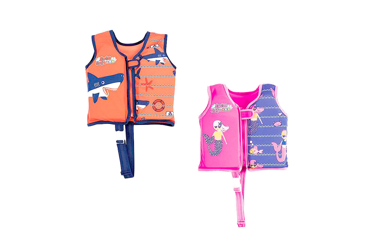 CHALECO FLOTADOR PARA NIÑO_A 1-3 AÑOS TALLA S_M SWIM SAFE BESTWAY