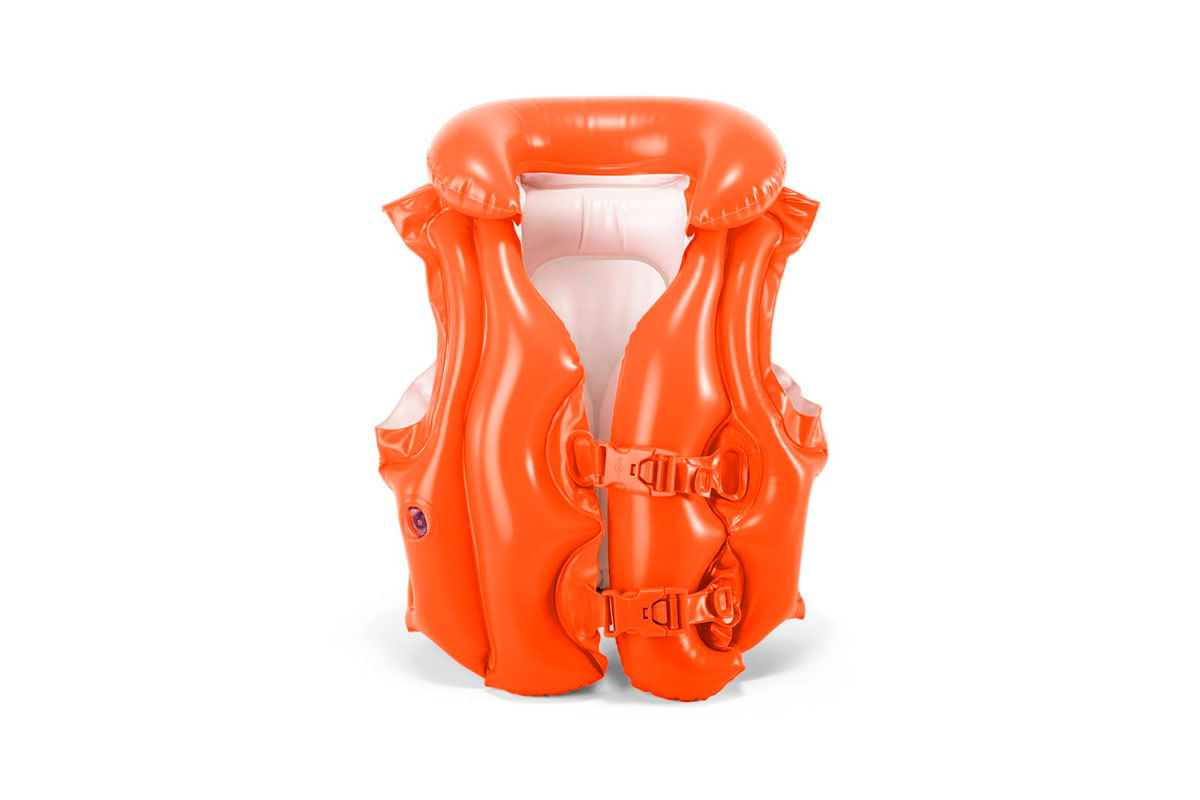 CHALECO SALVAVIDA INFANTIL 3-6 AÑOS INTEX_NARANJA