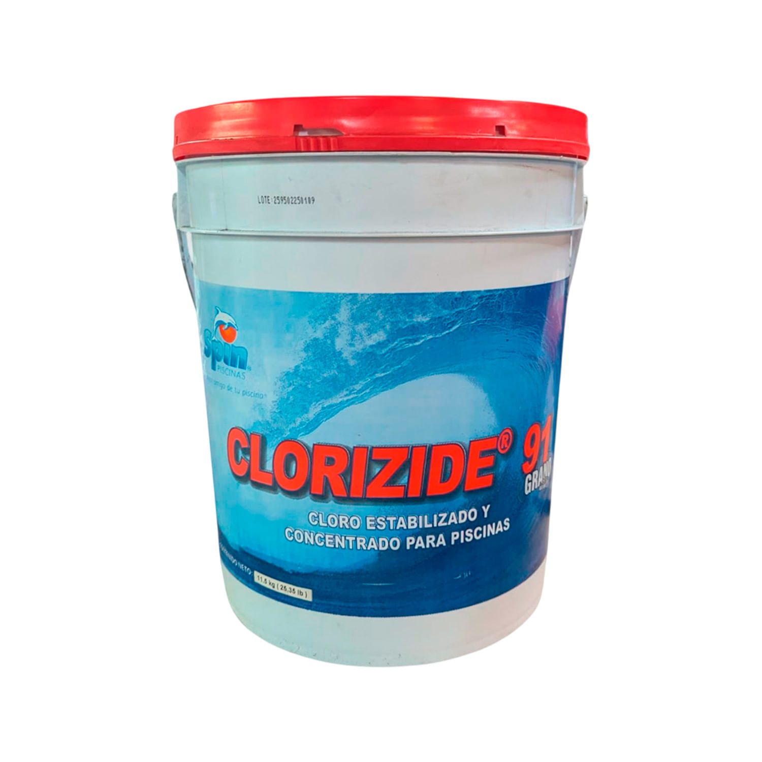 CLORO GRANULADO PARA PISCINA CLORIZIDE 91 GRANO 11.5KG