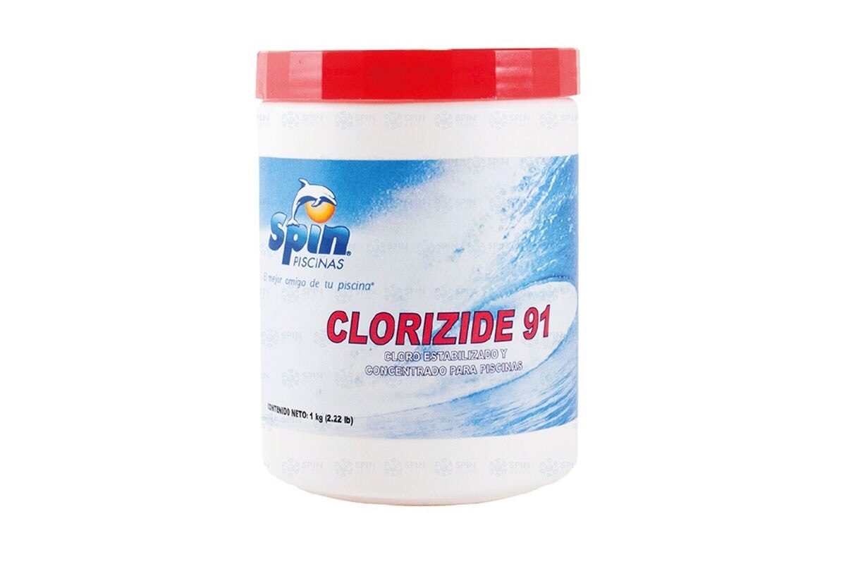 CLORO GRANULADO PARA PISCINA CLORIZIDE TABLETA SPIN 1.8KG