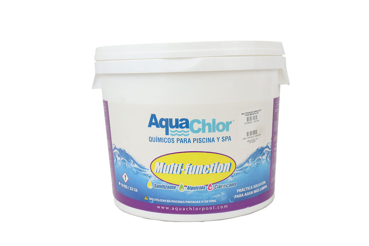 CLORO MULTIFUNCION 3 EN 1 10KG AQUACHLOR
