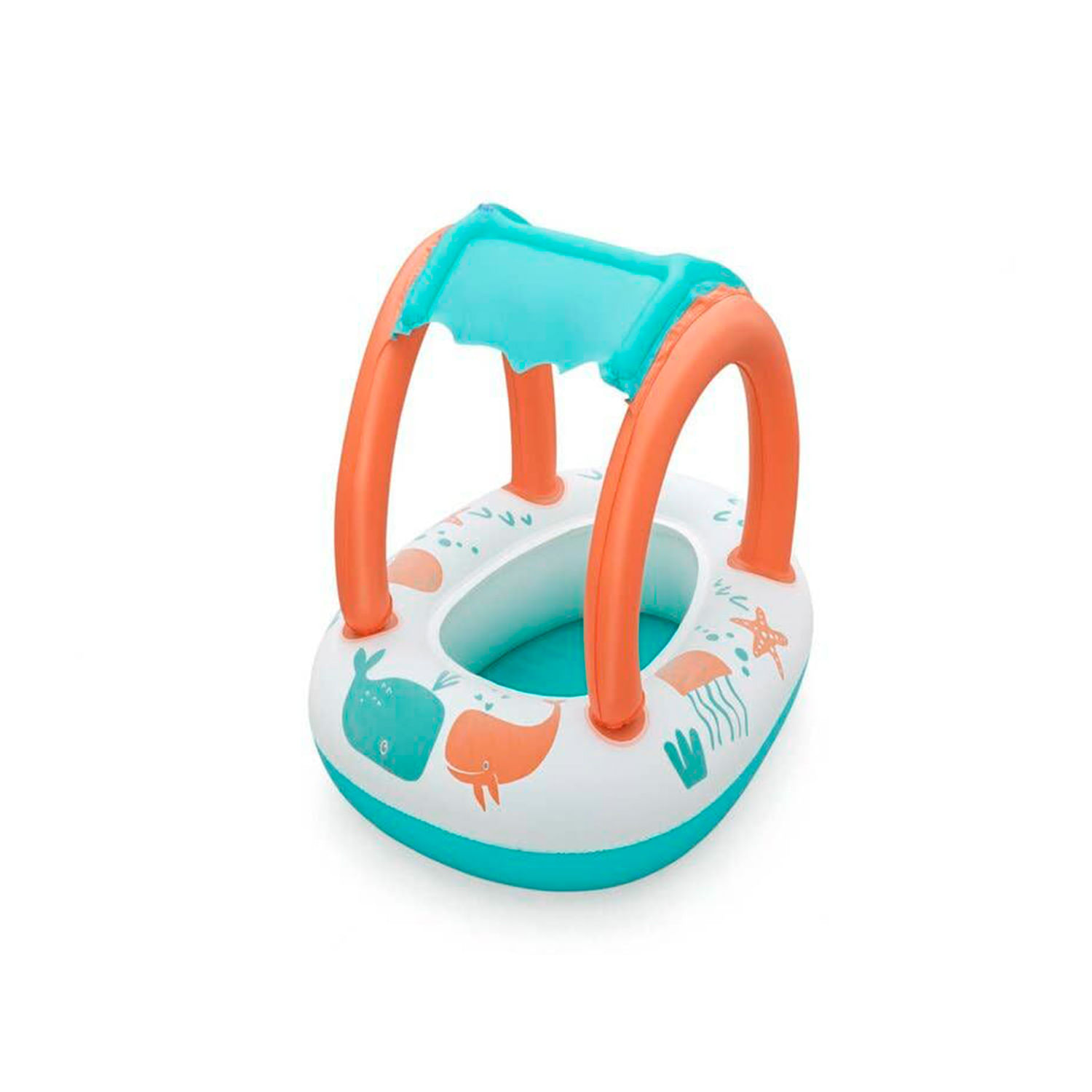 FLOTADOR INFLABLE CON TECHO P_NIÑOS 3+AÑOS BESTWAY