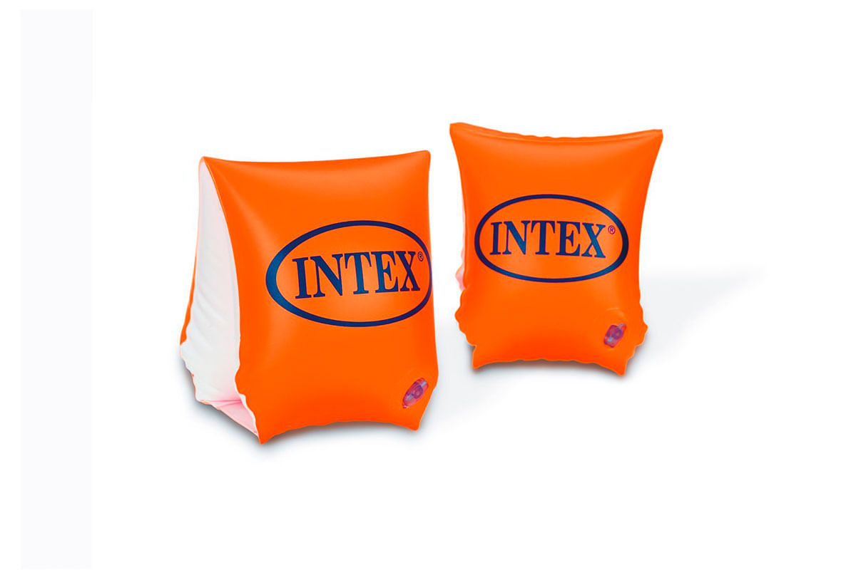 FLOTADOR INFLABLE DE BRAZOS 3-6 AÑOS INTEX_ NARANJA