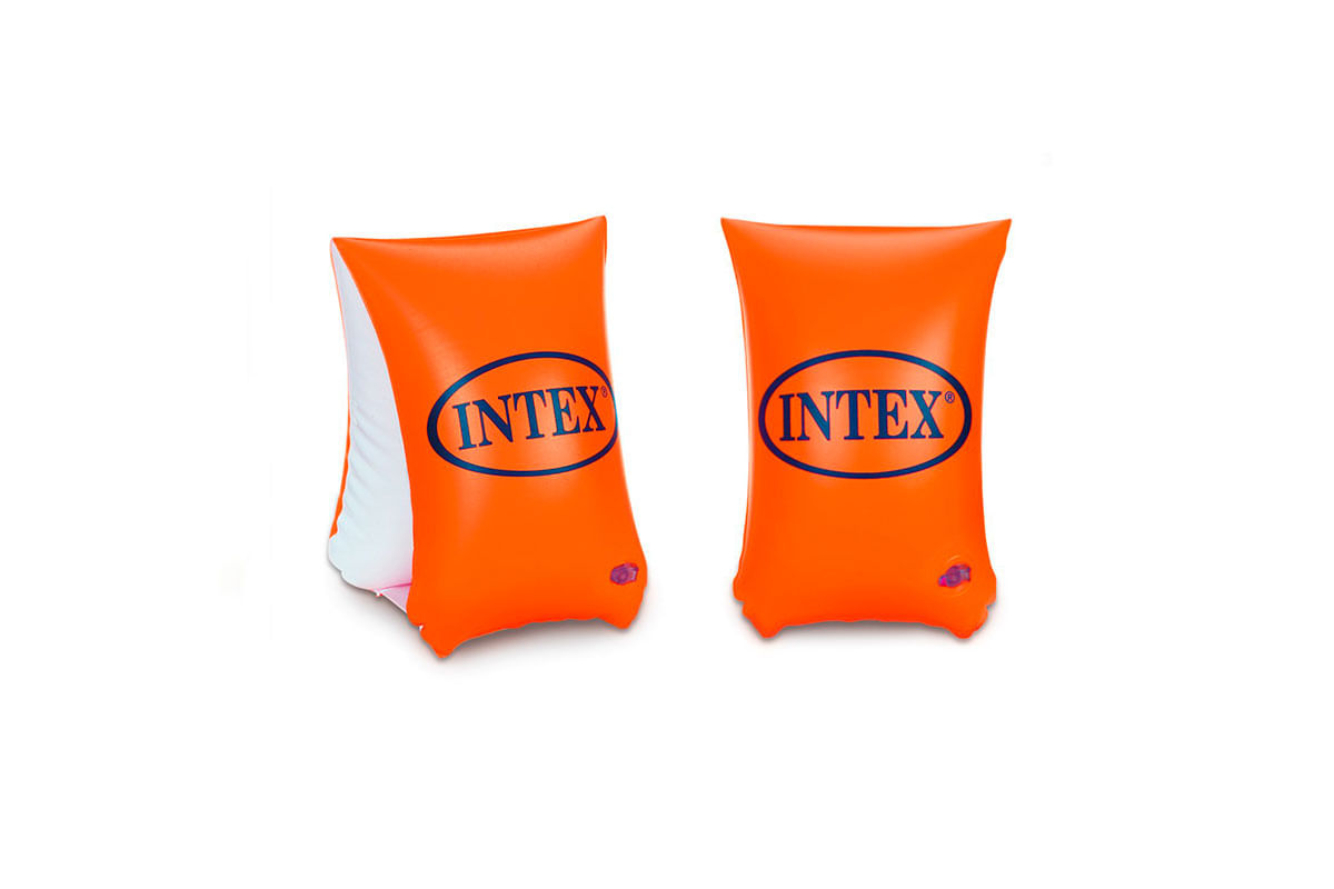 FLOTADOR INFLABLE DE BRAZOS 6-12 AÑOS INTEX_ NARANJA