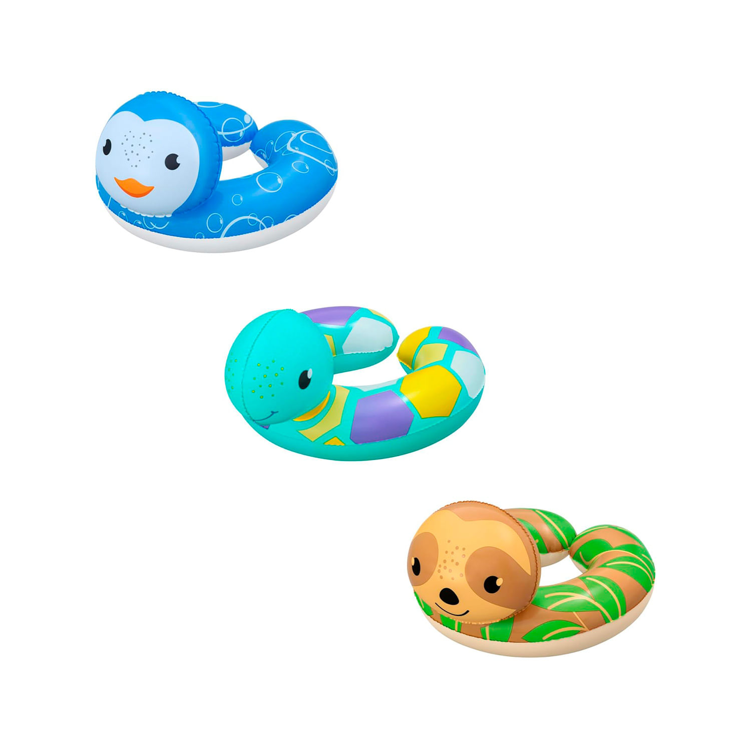 FLOTADOR INFLABLE FLOATIN FRIENDS P_NIÑO 3 A 6 AÑOS BESTWAY