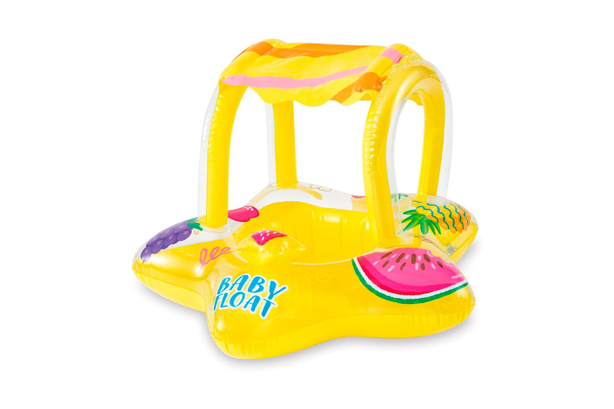FLOTADOR INFLABLE P_BEBE ESTRELLA DE MAR C_SOMBRILLA INTEX
