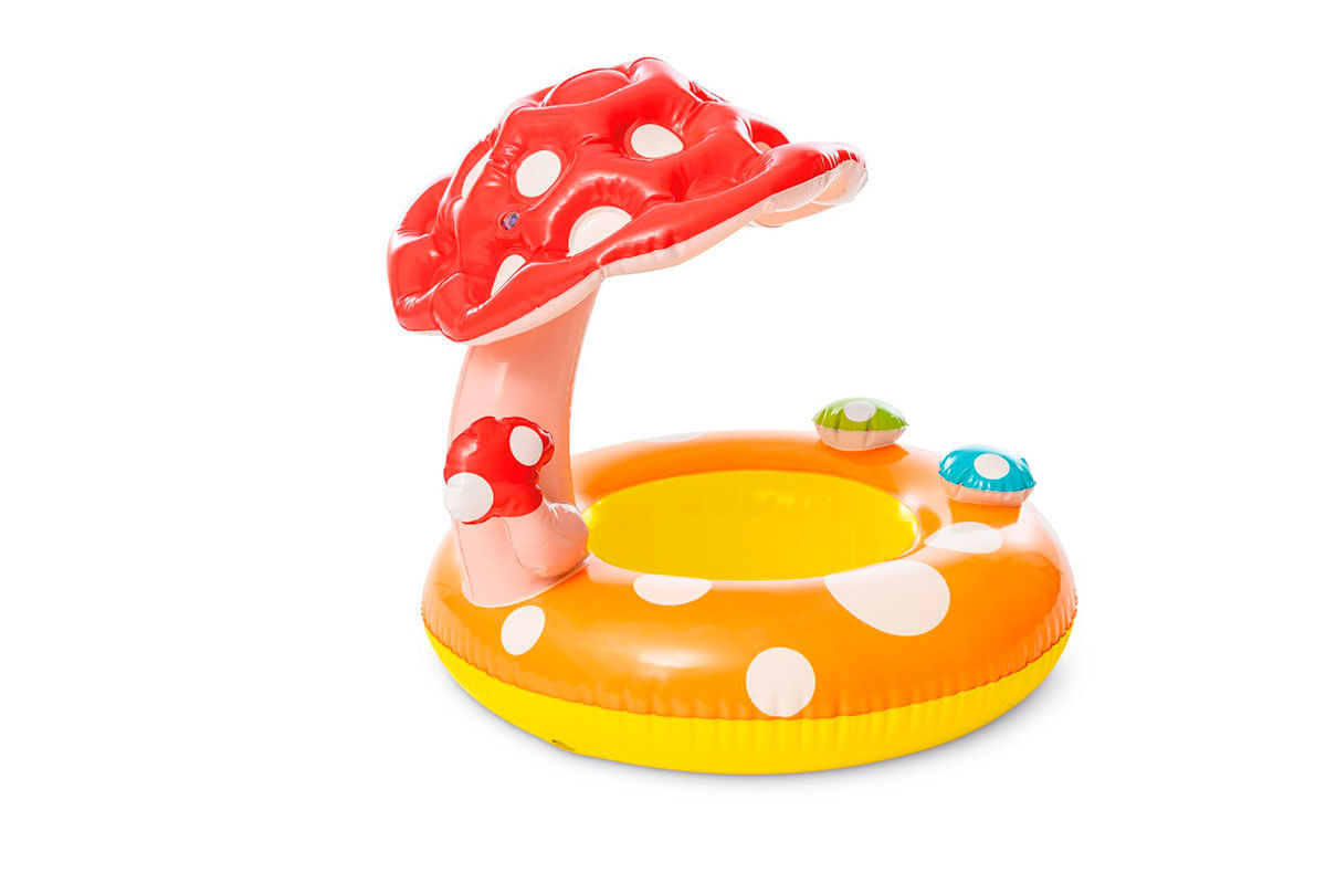 FLOTADOR INFLABLE P_BEBE FORMA HONGO INTEX