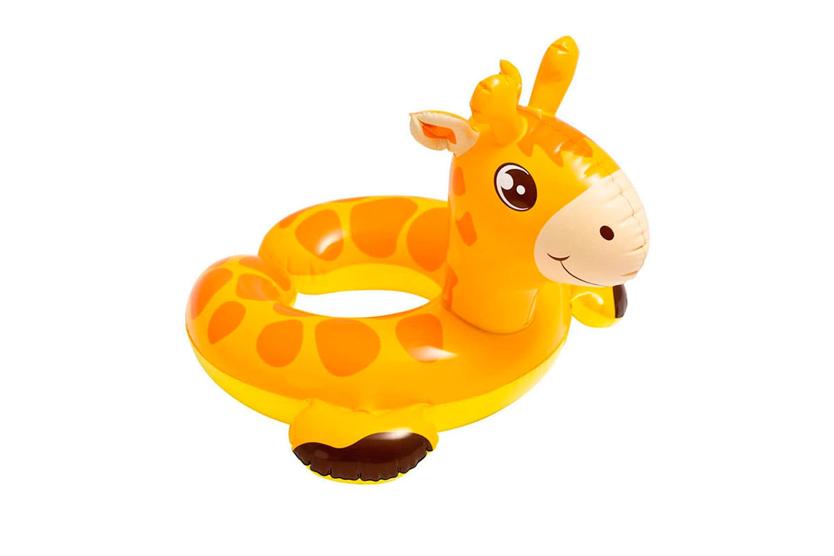 FLOTADOR INFLABLE P_NIÑO CON DISEÑO DE ANIMALES 3-6 AÑOS INTEX