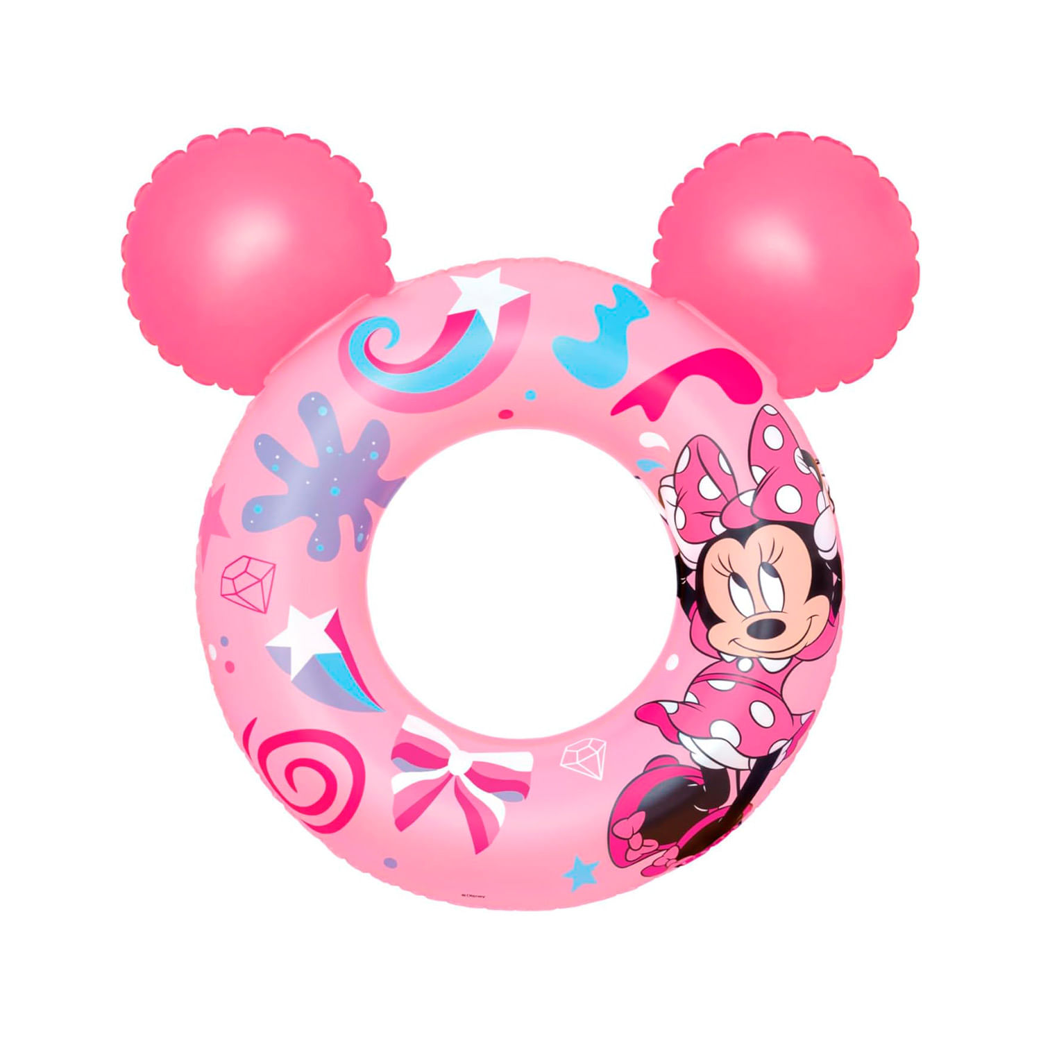 FLOTADOR INFLABLE TIPO ARO P_NIÑOS DISNEY MINNIE ROSA BESTWAY