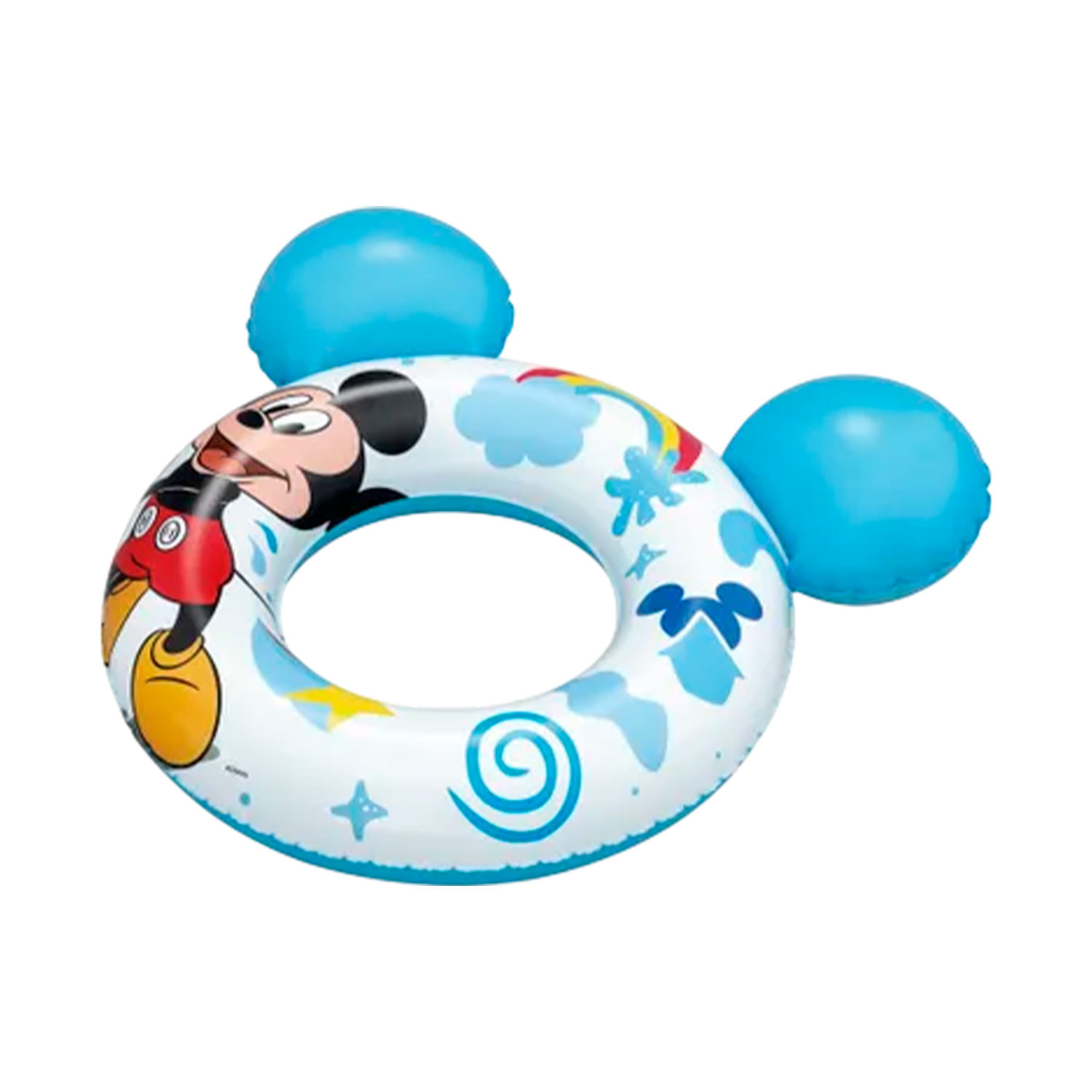 FLOTADOR INFLABLE TIPO ARO P_NIÑOS MICKEY MOUSE CELESTE BESTWAY