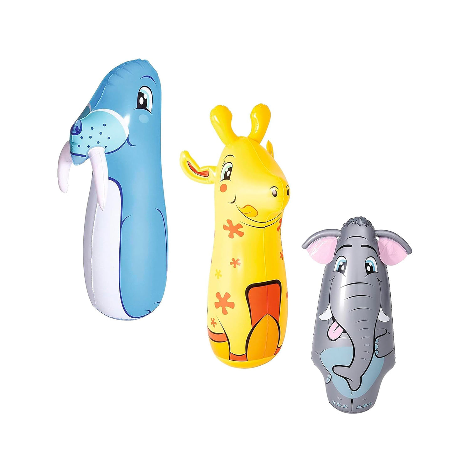 JUGUETE DE BOXEO INFLABLE 89CM F.ANIMALES SURTIDO BESTWAY