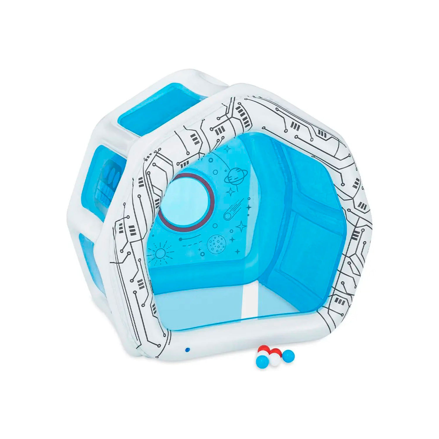 JUGUETE INFLABLE NAVE ESPACIAL 1.25X1.05X1.17M BESTWAY