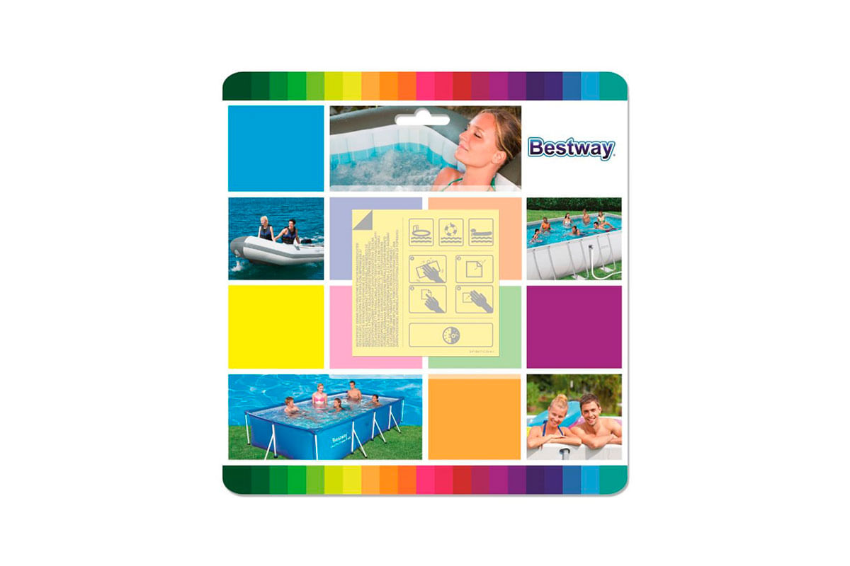 PARCHE DE REPARACIÓN BAJO AGUA 6.5CM X 6.5CM BESTWAY