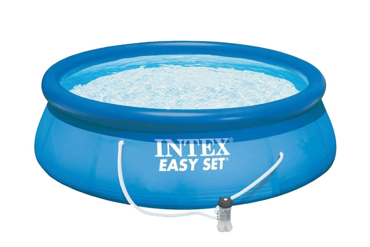 PISCINA INFLABLE 15' X 33 AZUL BOMBA Y FILTRO INTEX