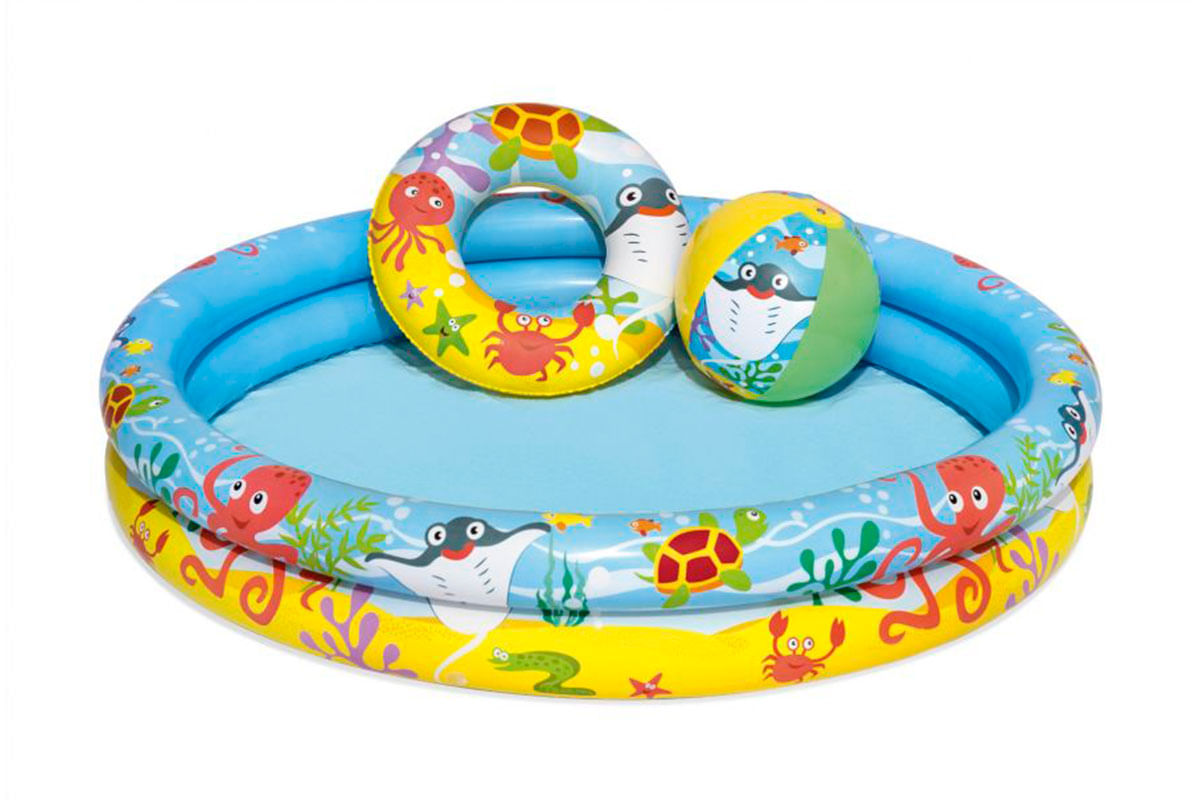 PISCINA INFLABLE DOS ANILLOS 1.22MX0.20M BESTWAY