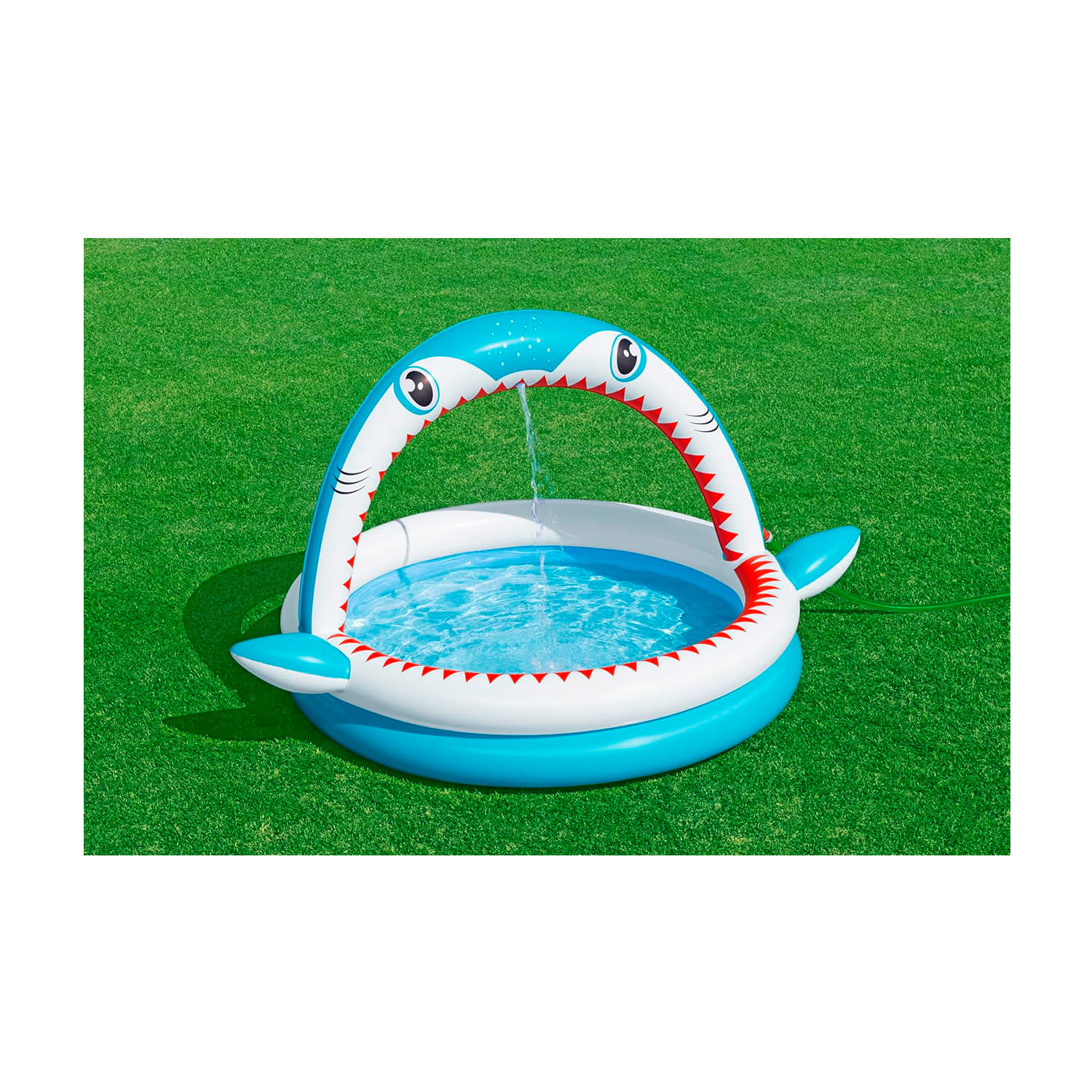 PISCINA INFLABLE F.TIBURON P_NIÑOS 1.63X1.27X0.92CM BESTWAY