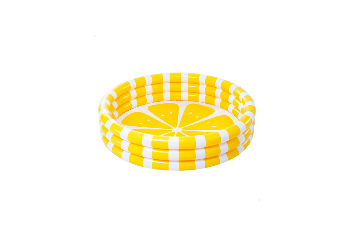 PISCINA INFLABLE PARA NIÑOS MODELO LIMON 147X33CM INTEX