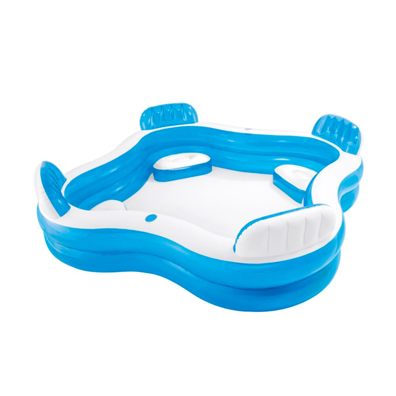 PISCINA INFLABLE RECTANGULAR C_ASIENTOS 2.29 X 0.66M INTEX