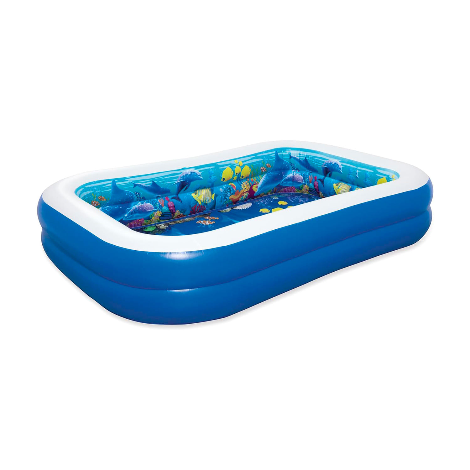 PISCINA INFLABLE RECTANGULAR FAMILY POOL AVENTURA SUBMARINA 2.62X1.75X0.51M BESTWAY