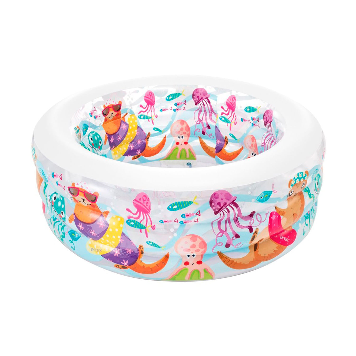 PISCINA INFLABLE REDONDA ACUARIO 1.52 X 0.56 M INTEX