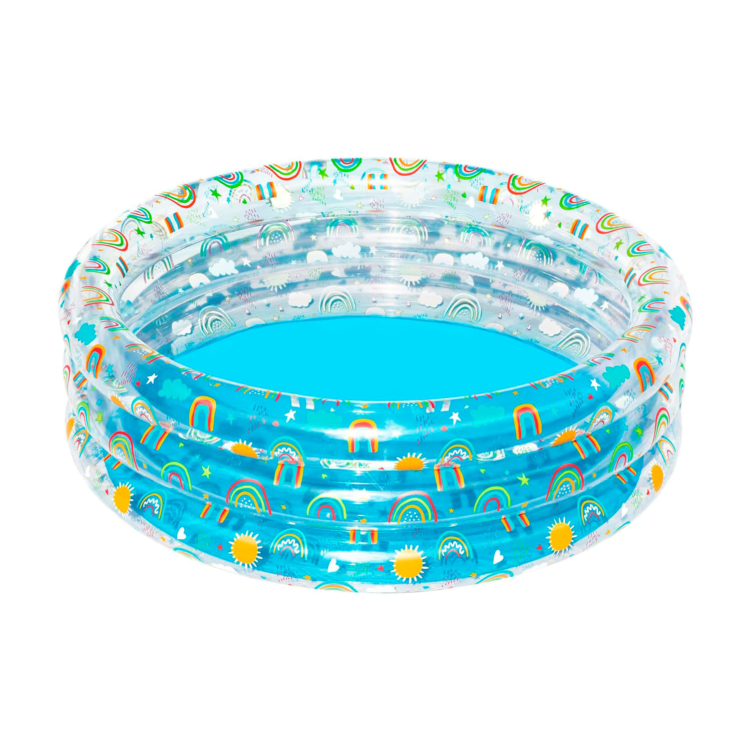 PISCINA INFLABLE REDONDA TROPICAL P_NIÑOS 1.50M X 0.53M BESTWAY