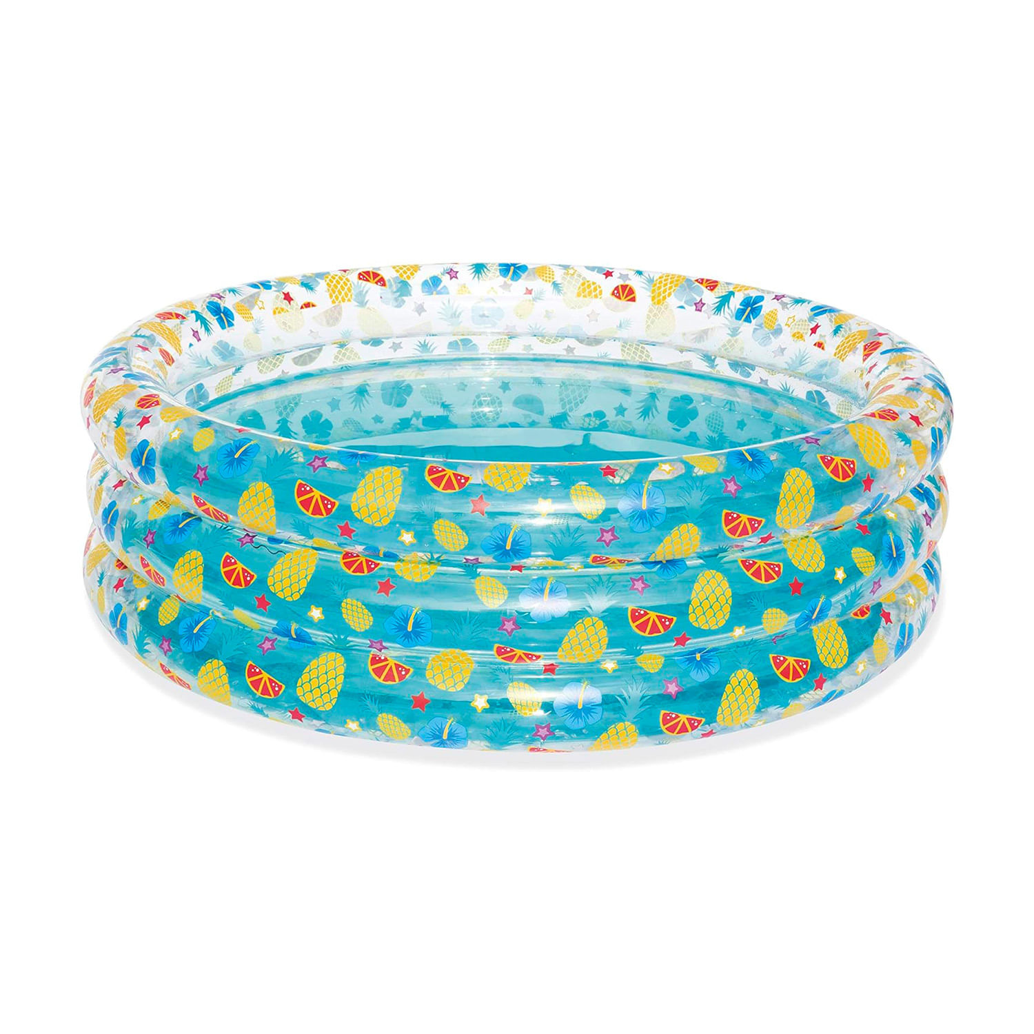 PISCINA INFLABLE REDONDA TROPICAL P_NIÑOS 1.70M X 0.53M BESTWAY