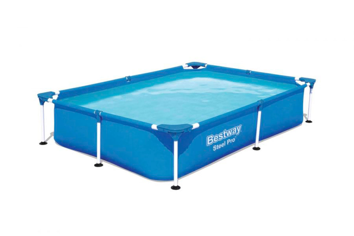 PISCINA RECTANGULAR C_MARCO 2.21X1.50X0.43M STEEL PRO BESTWAY