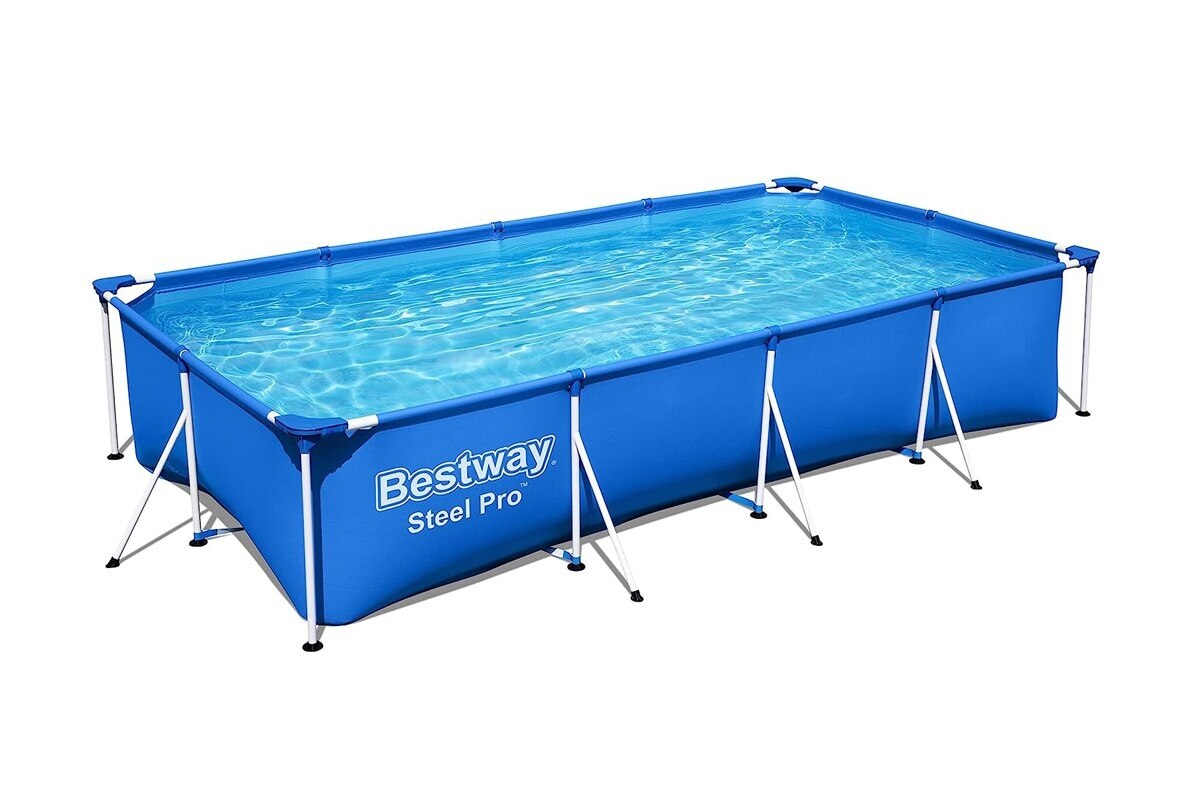 PISCINA RECTANGULAR CON MARCO 4M x 2.11M x 81CM BESTWAY