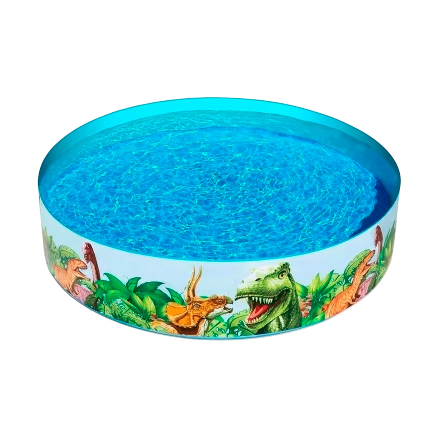 PISCINA RIGIDA REDONDA P_NIÑOS DINOSAURIOS 1.83M X 0.38M BESTWAY