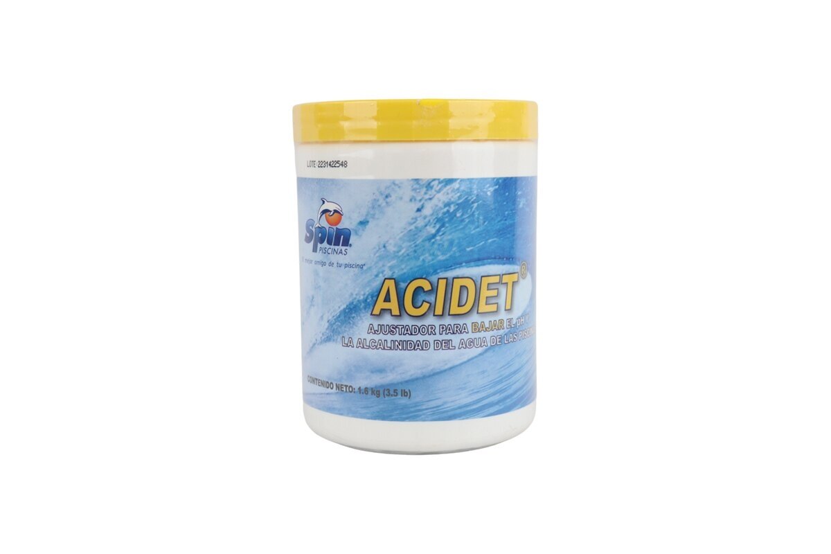 QUIMICO PARA PISCINA REDUCTOR DE PH ACIDET 1.9 KG SPIN
