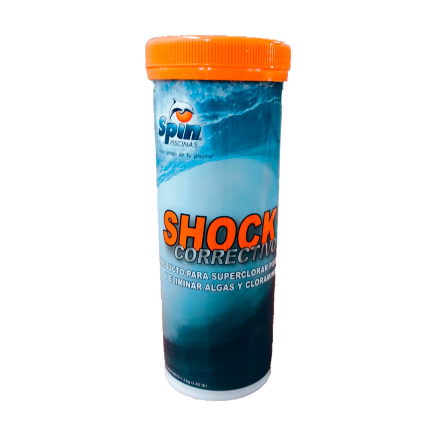 QUIMICO PARA PISCINA SHOCK CORRECTIVO 1.20 KG SPIN