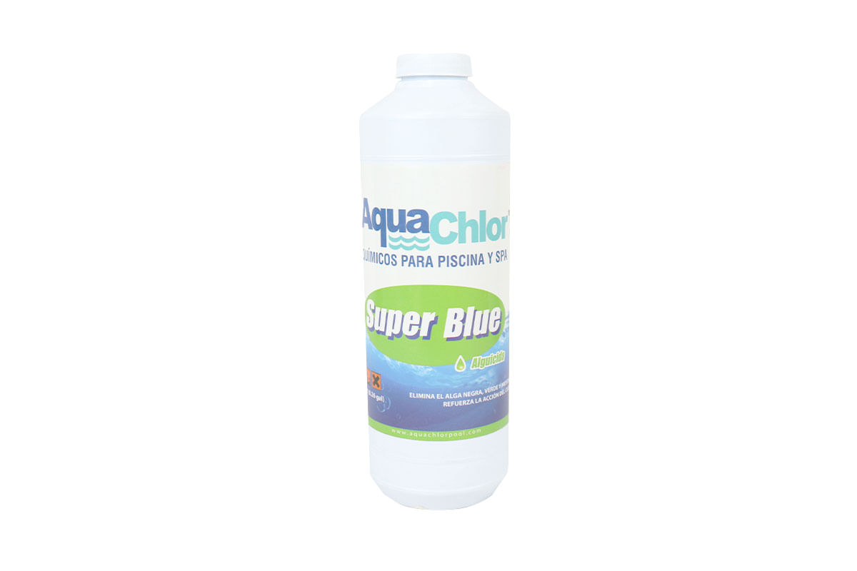QUIMICO PARA PISCINA SUPERBLUE ALGUICIDA 1LTR AQUACHLOR