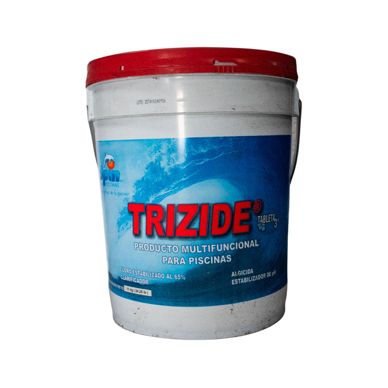 QUIMICO PARA PISCINA TRIZIDE TABLETA 65% SPIN_11KG