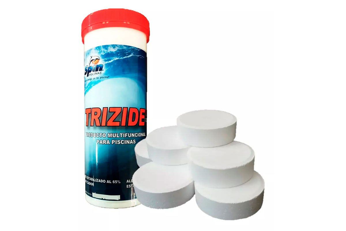 QUIMICO PARA PISCINA TRIZIDE TABLETA 65% SPIN 3_ 1.8KG