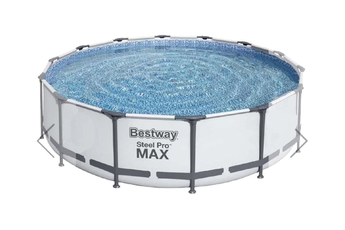SET DE PISCINA REDONDA STEEL PRO MAX 4.27M DIAM. X 1.07CM ALTO BESTWAY