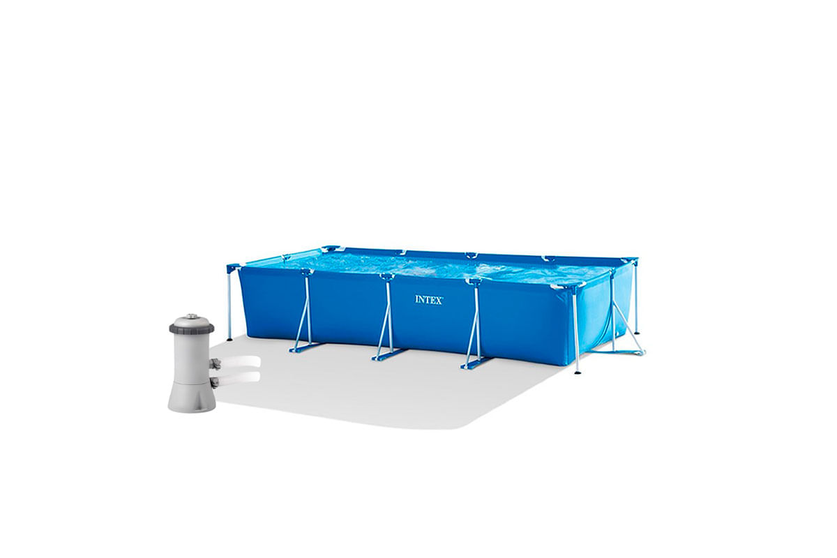 SET PISCINA RECTANGULAR C_MARCO 4.5MX2.2MX84CM INTEX