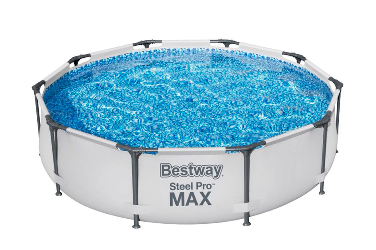 SET PISCINA REDONDA C_BOMBA DE FILTRADO 3.05X0.76M STEEL PRO MAX BESTWAY