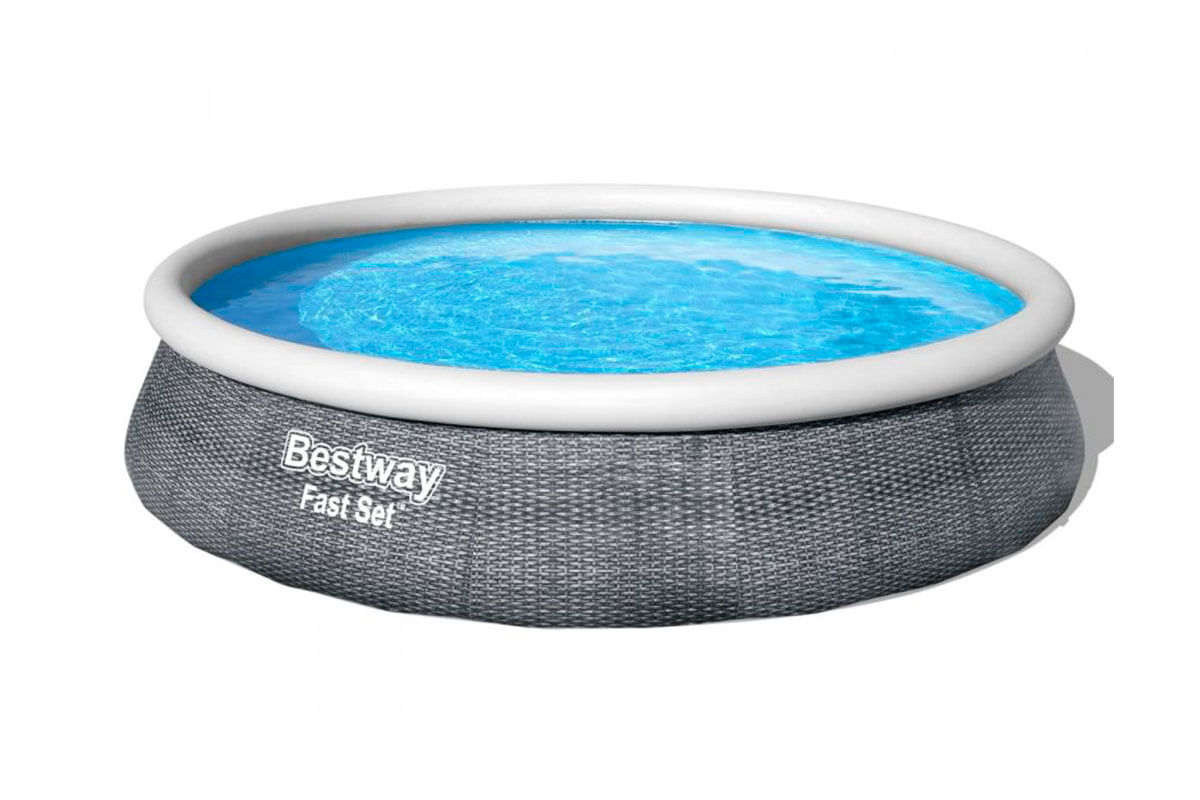 SET PISCINA REDONDA INFLABLE C_BOMBA DE FILTRADO 3.96X0.84M FAST SET BESTWAY