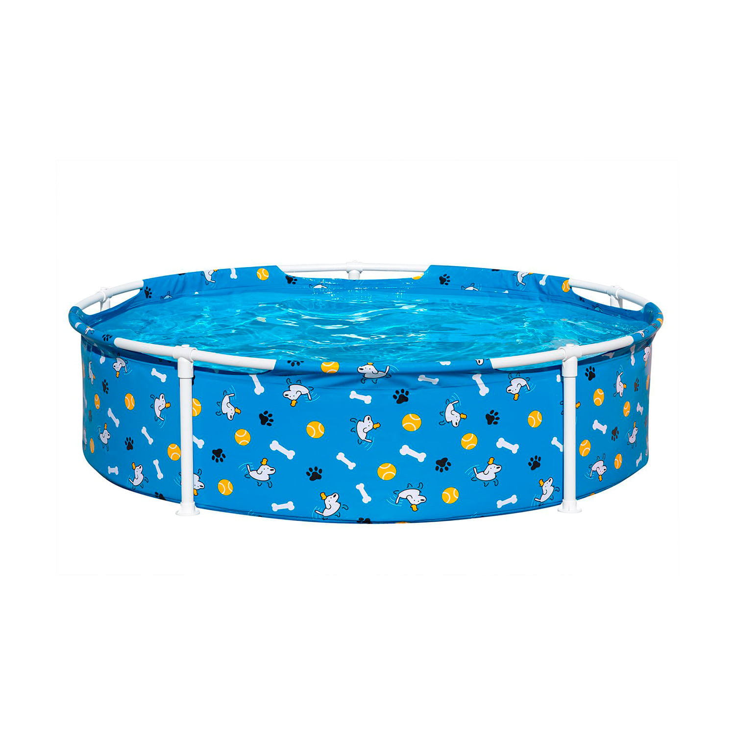 SET PISCINA REDONDA P_MASCOTAS FETCHIN FUN 1.22M X 0.31M BESTWAY