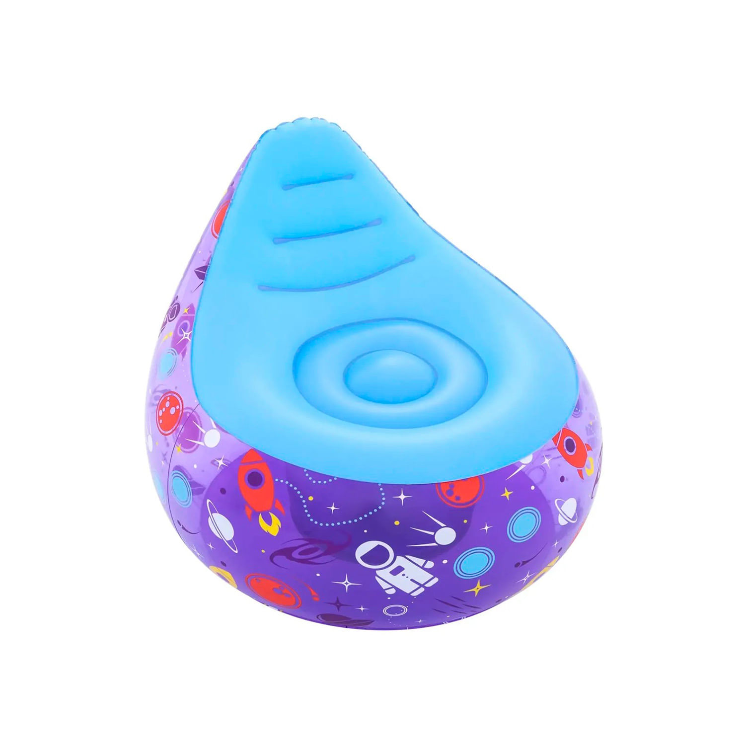 SILLON INFLABLE P_NIÑOS ASTRO GLOW LED BESTWAY
