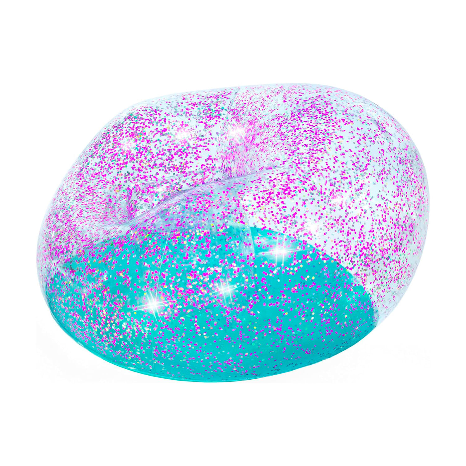 SILLON INFLABLE P_NIÑOS GLITTER DREAM PURPURA BESTWAY
